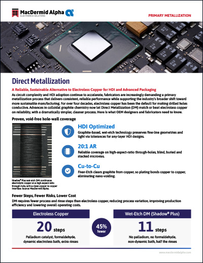 Direct Metallization